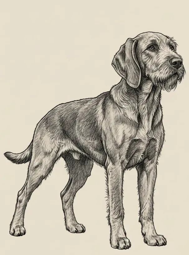 Sabueso estirio de pelo duro